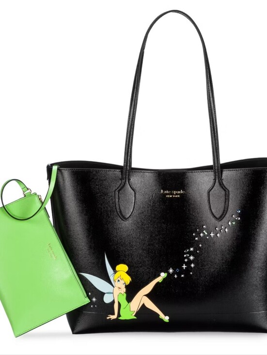 kate spade Handbags - Disney Kate Spade New York Tinker Bell Tote Bag and Clutch Set